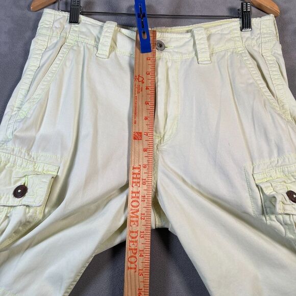 American Eagle Shorts Mens 30 Light Green Cargo Heavy Cotton Outdoor 11" Inseam - Picture 5 of 9